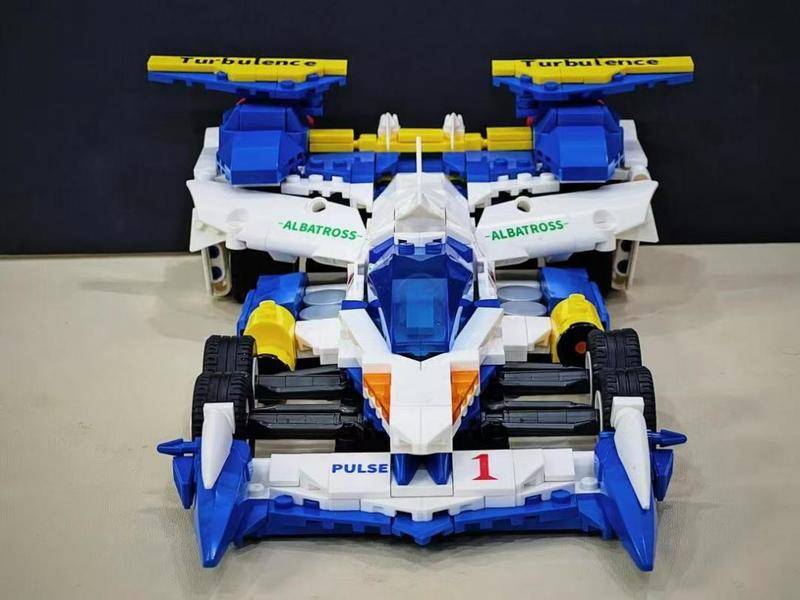 高智能方程式赛车：AKF-11 超级阿斯拉达（AKF-11）（杰星JIESTAR 92003、杰星JIESTAR JJ9169） |  Brick4.com - 最实用的国产积木索引表