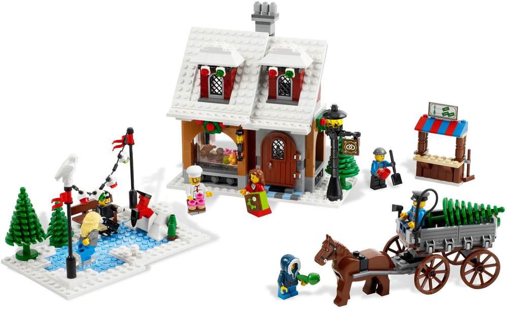 冬季面包店（Winter Village Bakery）（乐高LEGO 10216、将牌LELE 39072）