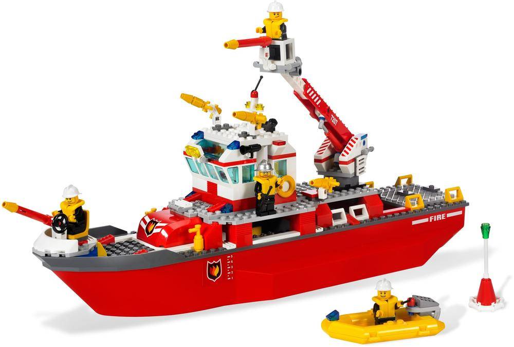 消防 消防船 Fire Boat 乐高lego 77 Brick4 Com 最实用的国产积木索引表