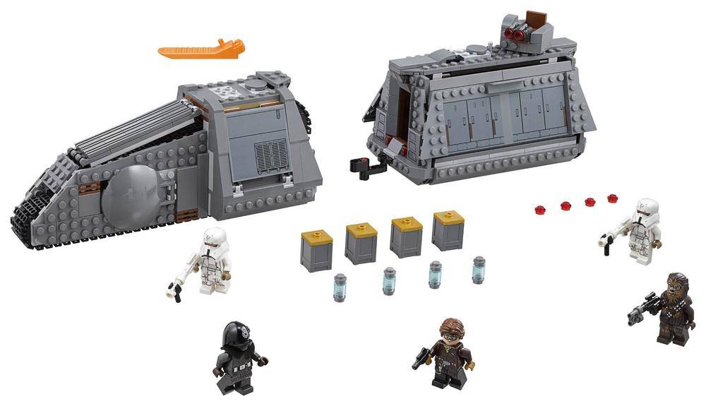 Solo：帝国20-T轨道履带式特快列车（Imperial Conveyex Transport）（乐高LEGO 75217、乐拼LEPIN ...