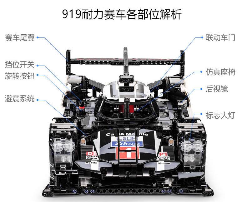 保时捷919Hybrid勒芒冠军赛车