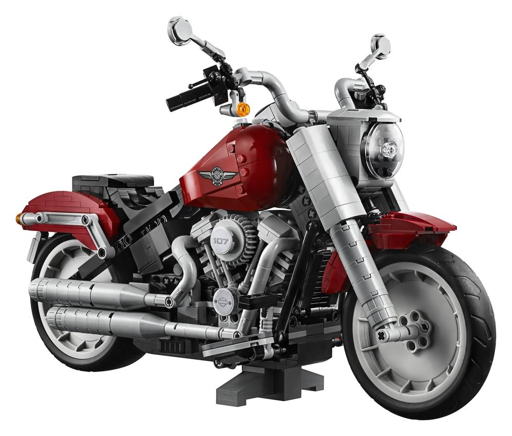 哈雷戴维森®肥仔®摩托车（Harley-Davidson Fat Boy）（乐高LEGO 10269、乐翼LARI  11397、J牌91025、双象SX 6009、无牌40004、G牌928016） | Brick4.com - 最实用的国产积木索引表