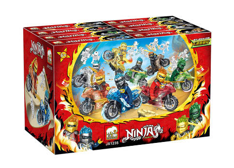 速度摩托8款（Ninja Legacy）（Elephant JX1235） | Brick4.com - 最