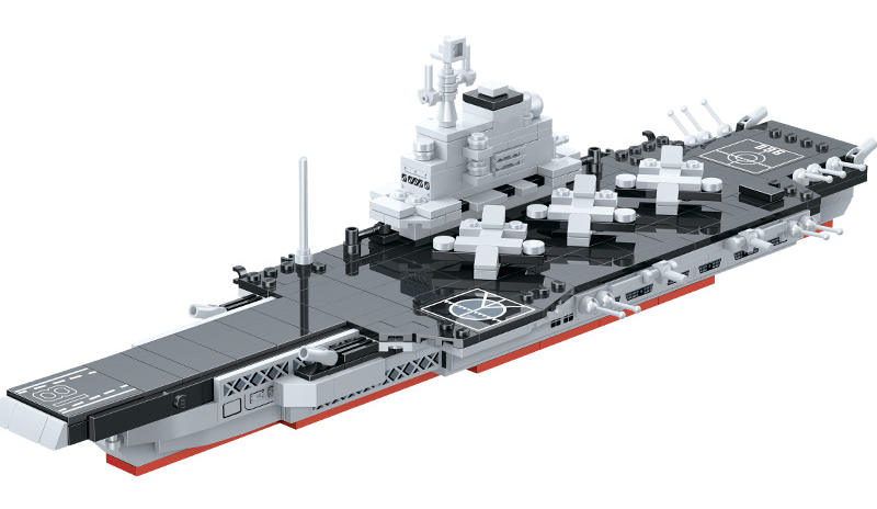 军工重器：福建号航空母舰4款组合055型驱逐舰、056型护卫舰、072A型