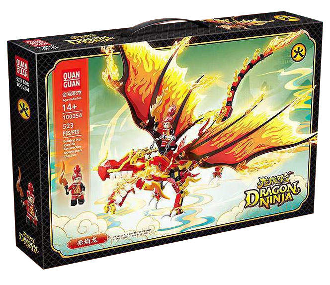 龙族忍者：赤焰龙（Dragon Ninja）（全冠QUANGUAN 100254） | Brick4