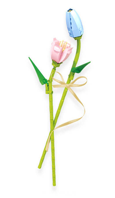 积木花坊：郁金香（森宝SEMBO 611018） | Brick4.com - 最实用的