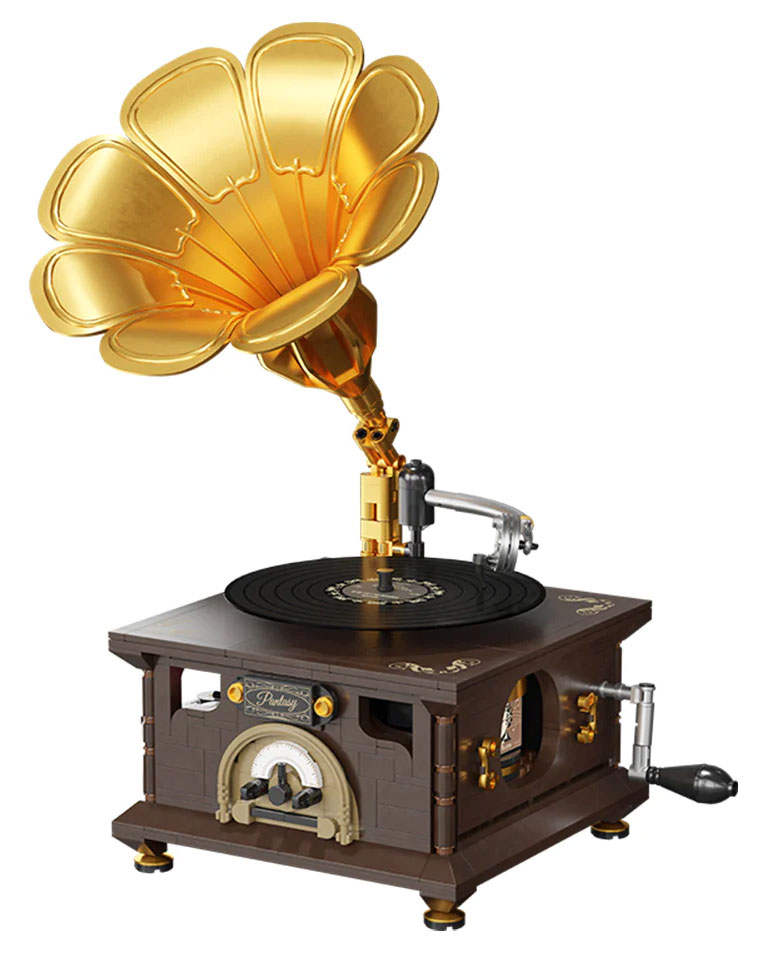 复古留声机（Retro Gramophone）（拼奇Pantasy 85009） | Brick4.com