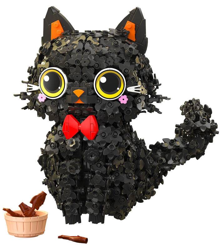花猫 黑色花卉小猫咪（Blossom Puss!）（哲高ZHEGAO 662036