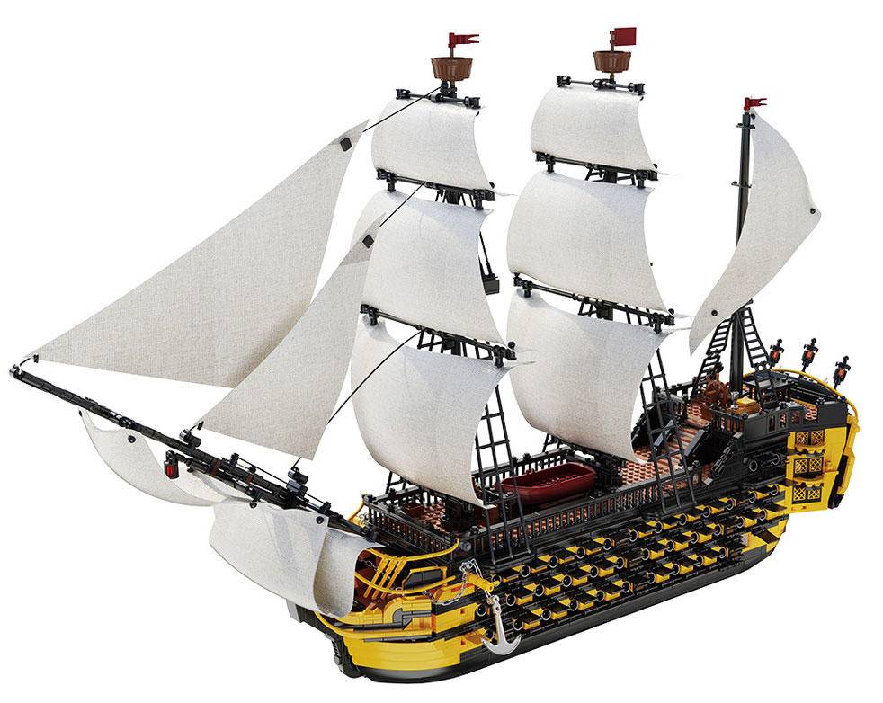 加勒比海盗：努力号风帆战列舰（Endeavor Ship）（得客创想DK