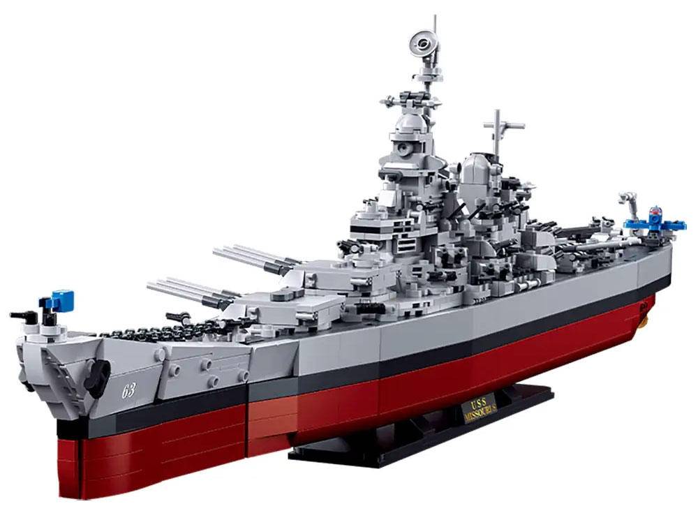 二战密苏里号战列舰1:350（USS Missouri S）（小鲁班Sluban M38