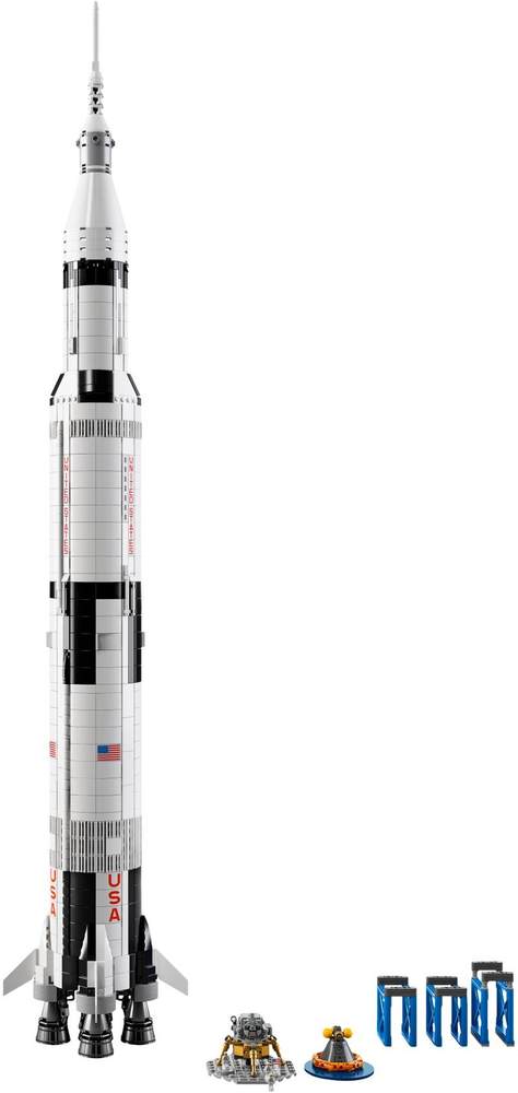 乐高®美国宇航局阿波罗土星五号（NASA Apollo Saturn V）（乐高LEGO 92176、乐高LEGO 21309、乐拼LEPIN ...