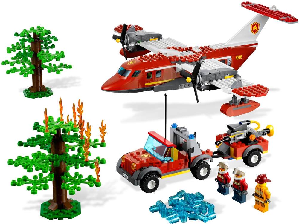 森林消防：城市组消防飞机（Fire Plane）（乐高LEGO 4209） | Brick4.com - 最实用的国产积木索引表