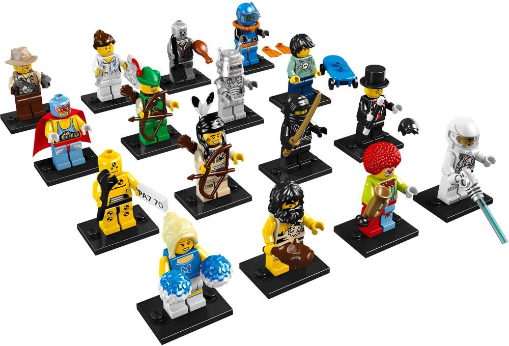 抽抽乐:收藏人仔 第1季 16款(LEGO Minifigures Series 1)(乐高LEGO 8683) | Brick4.com ...