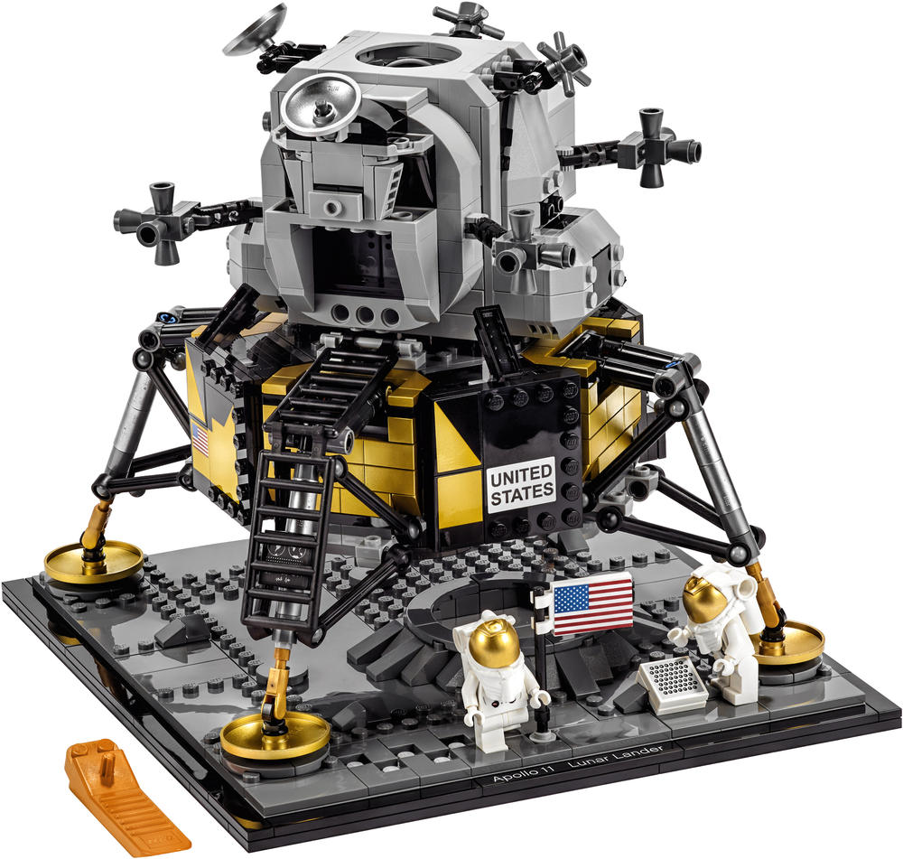 NASA 阿波罗11号月球着陆器（NASA Apollo 11 Lunar Lander）（乐高LEGO 10266、无牌 50004、智蒙 ...