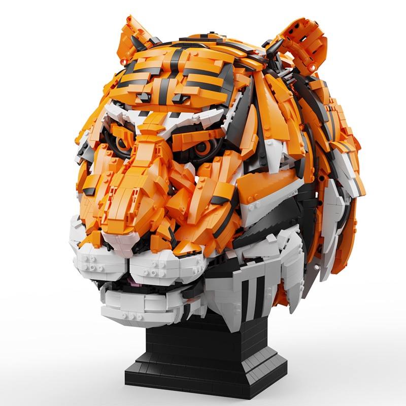 虎首（Tiger Head）（启智乐103000） | Brick4.com - 最实用的国产积木