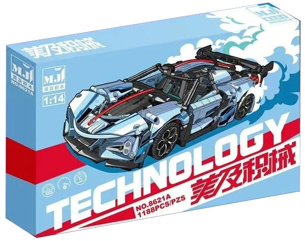 美及积械：红旗S9（美及积木8621A） | Brick4.com - 最实用的国产积木
