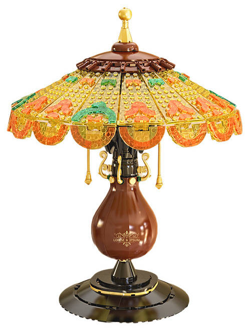 复古台灯(Table Lamp)(哲高ZHEGAO 00398) | Brick4.com - 最实用的国产积木索引表