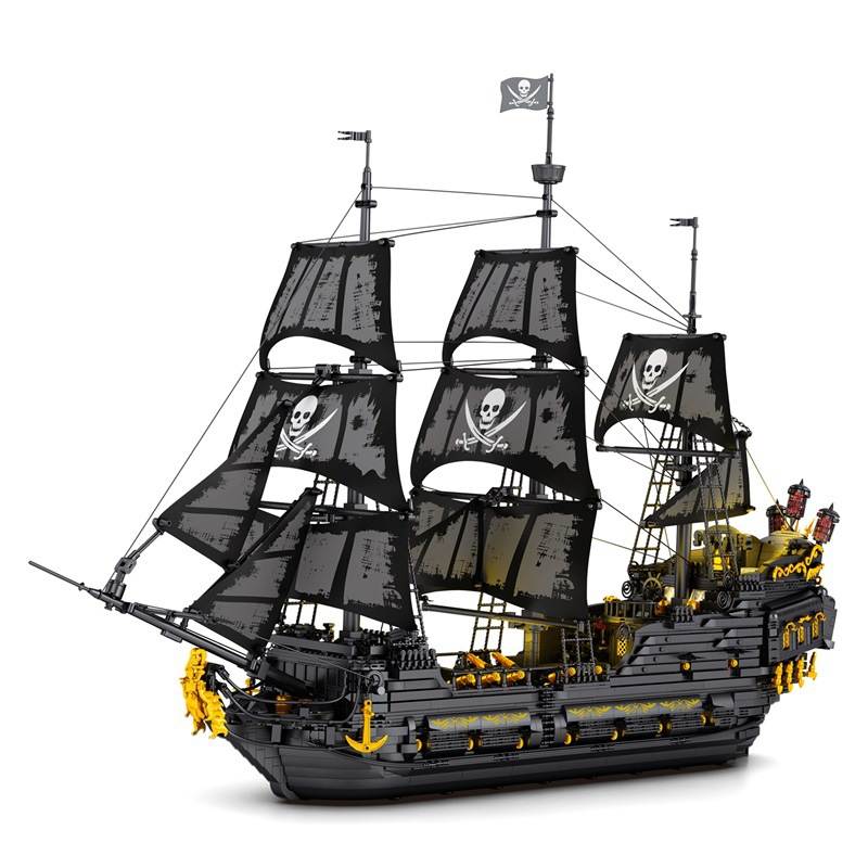黑珍珠号海盗船（Black Pearl）（臻砖科技Reobrix 66036） | Brick4
