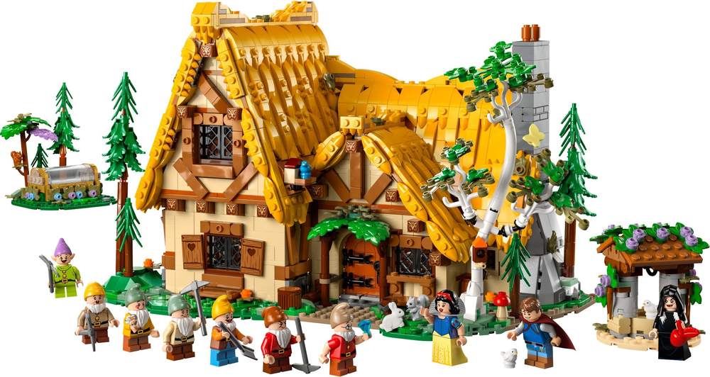 迪士尼:白雪公主和七个小矮人森林小屋(Snow White and the Seven Dwarfs' Cottage)(乐高LEGO ...