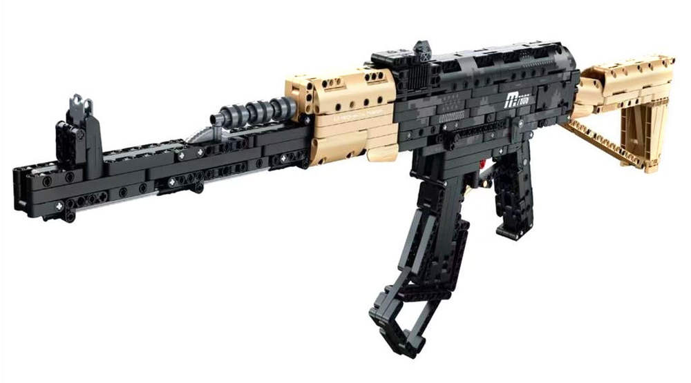 积械大师：AK-47冲锋枪（万致IM.Master/启辉玩具QIHUI 7806） | Brick4