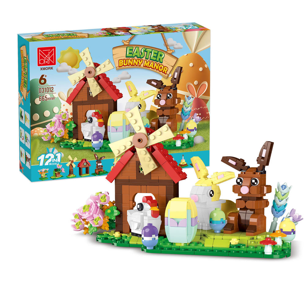 复活节兔子庄园(Easter Bunny Manor)(XMORK 031012) | Brick4.com - 最实用的国产积木索引表