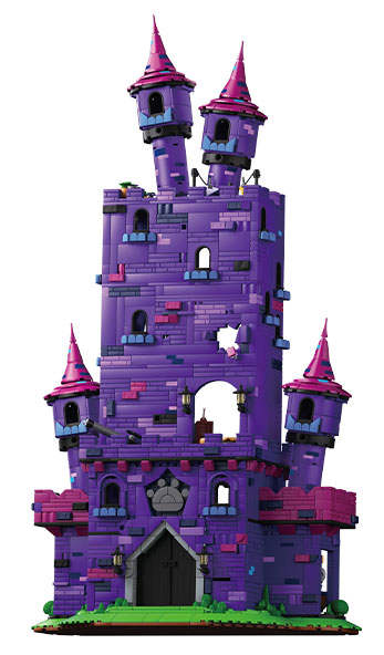 喜羊羊与灰太狼:一栋大狼堡(Wolffy's Castle)(未及Wekki 518200) | Brick4.com - 最实用的国产积木索引表