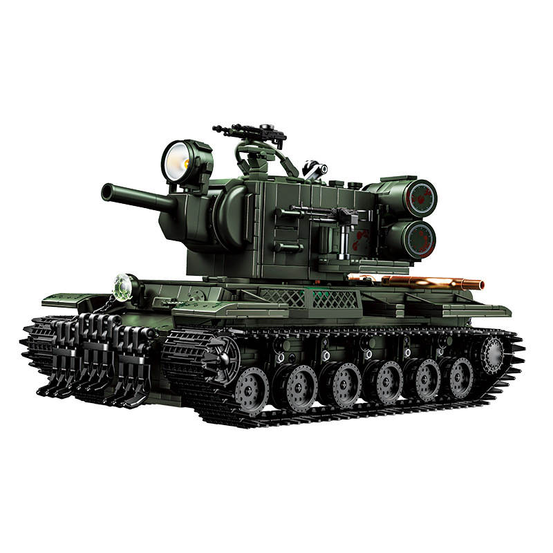 KV-2重型坦克（KV-2 Heavy Tank）（12GO 98003） | Brick4.com - 最实用的国产积木索引表