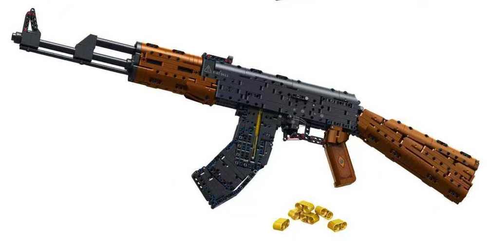 炽战兵甲：AK-47突击步枪1:1（方橙积木Forange FC9413） | Brick4.com