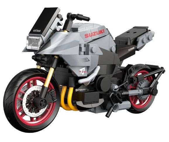 铃木KATANA摩托车永恒的妖刀1:12（SUZUKI Katana）（咔搭CaDA/双鹰
