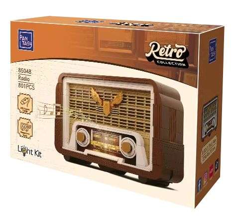 复古收藏：复古收音机（Retro Radio）（拼奇Pantasy 85048） | Brick4