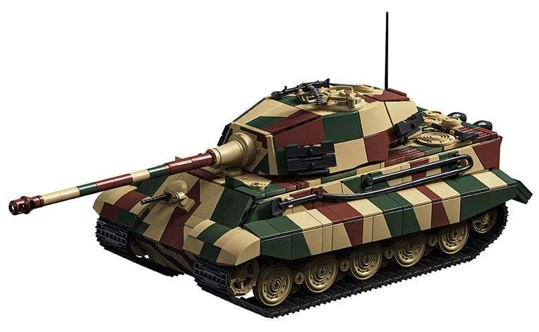 虎王式重型坦克Tiger II 1:28（12GO 97027） | Brick4.com - 最实用的