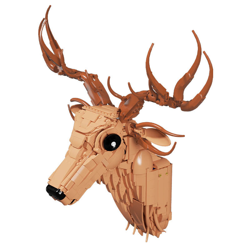 花鹿 鹿首（Deer Head）（砖悦Xbert 66226） | Brick4.com - 最实用的国产