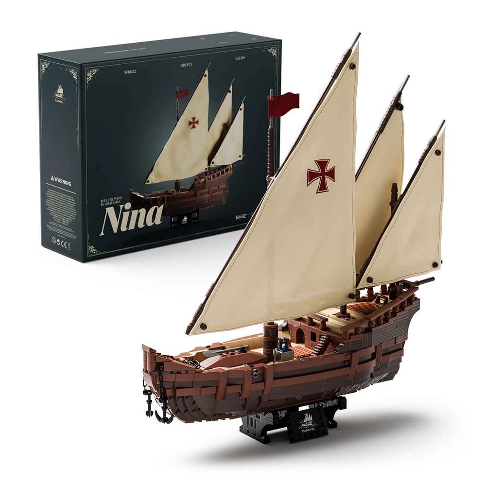 帆船模型 哥伦布尼娜号帆船（Nina Sailing Ship）（耐菲Nifeliz NF10352