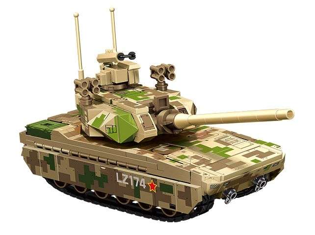 ZTZ-100式主战坦克1:36（森宝SEMBO 203275） | Brick4.com - 最实用的