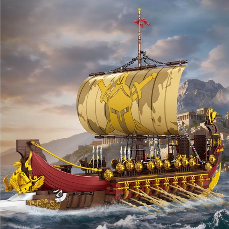 斯巴达战船（Spartan Warships）（臻砖科技Reobrix 66104） | Brick4