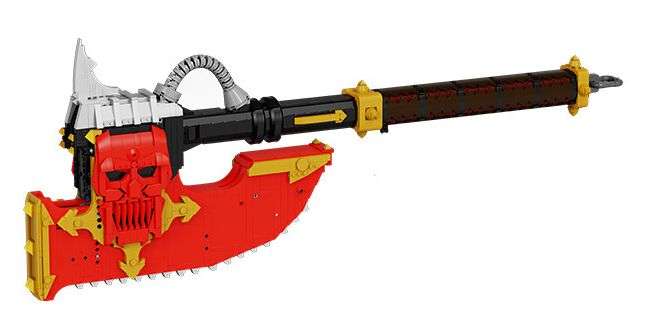 动力链锯斧（Chainaxe）（砖悦Xbert 66058） | Brick4.com - 最实用的