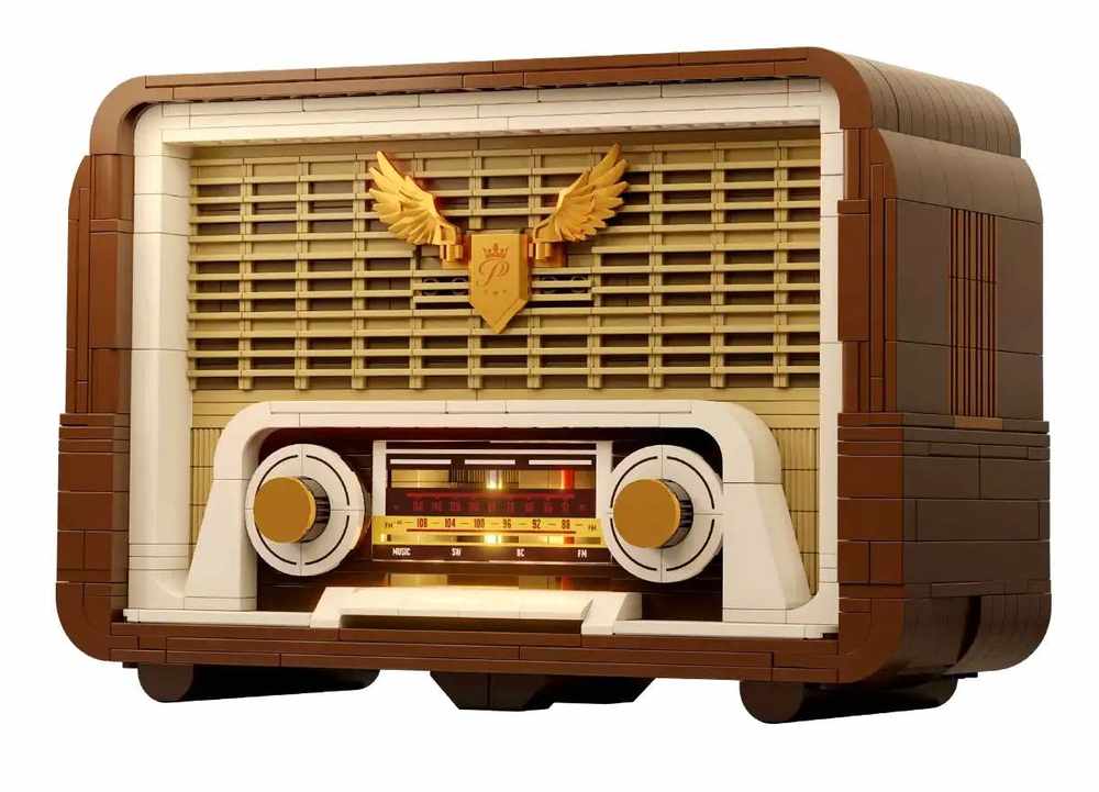 复古收藏：复古收音机（Retro Radio）（拼奇Pantasy 85048） | Brick4