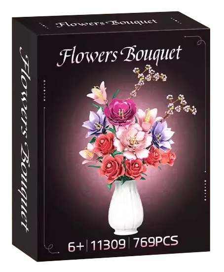 春枝染霞12支花朵（沃马动漫WOMA 11309） | Brick4.com - 最实用的国产